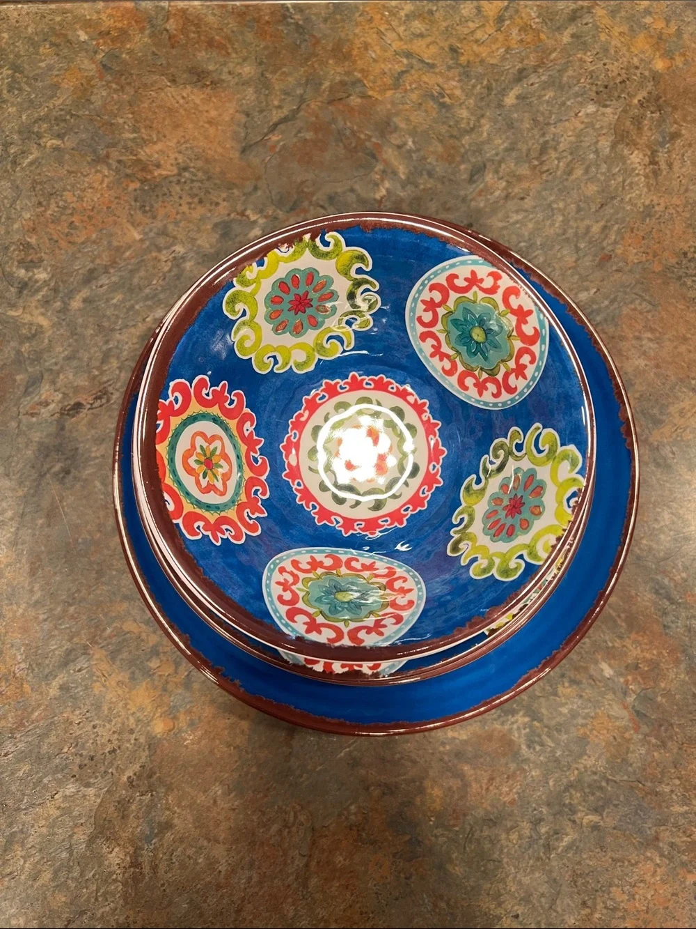 Laurie Gates vibrant blue